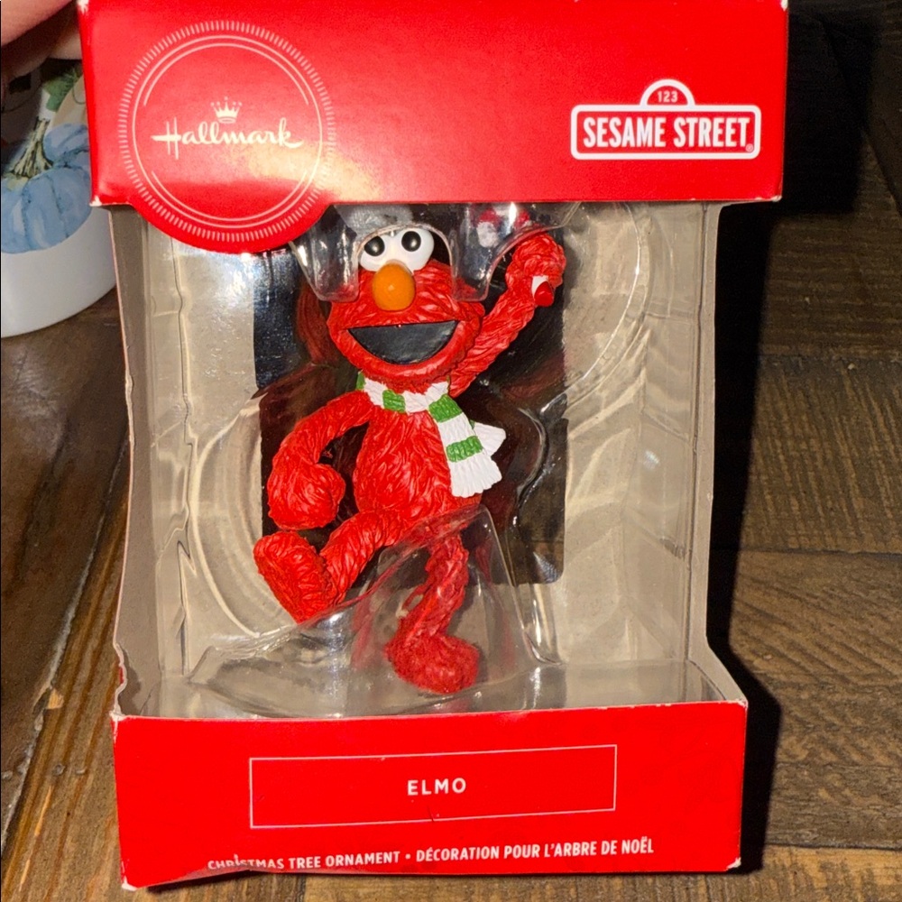 Hallmark Elmo Christmas Ornament in Red